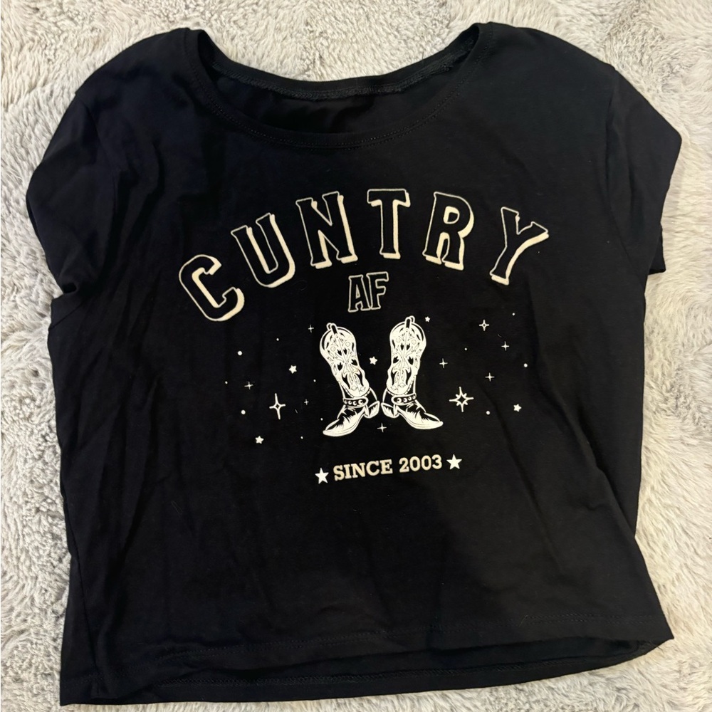 Sadie Crowell crop tee